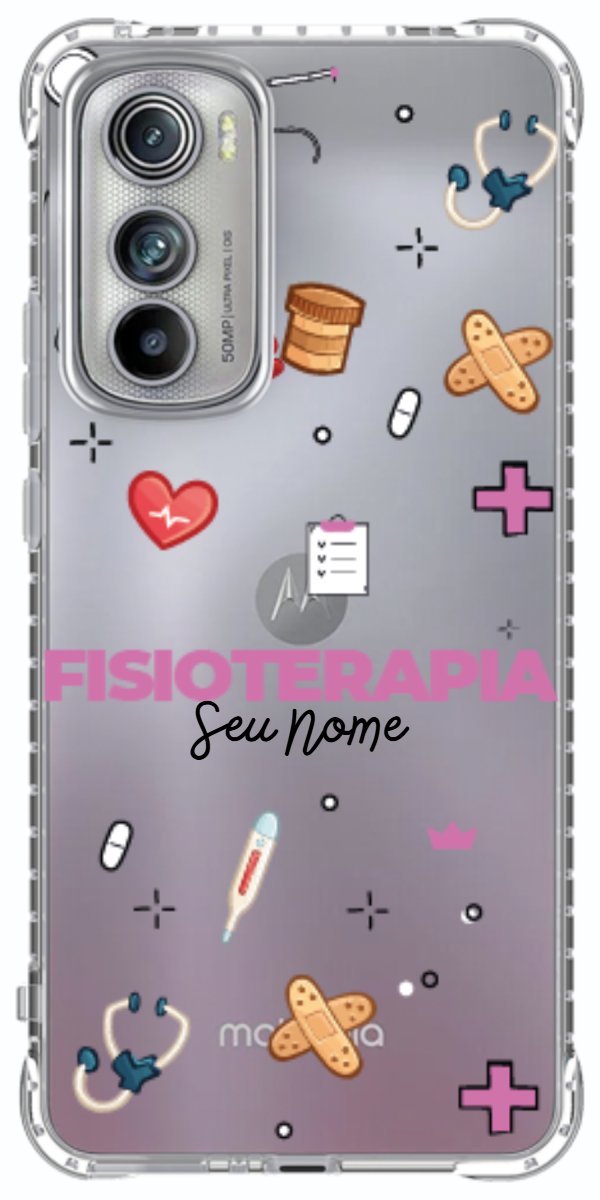 Capinha para celular Fisioterapia - Profissão Com Nome