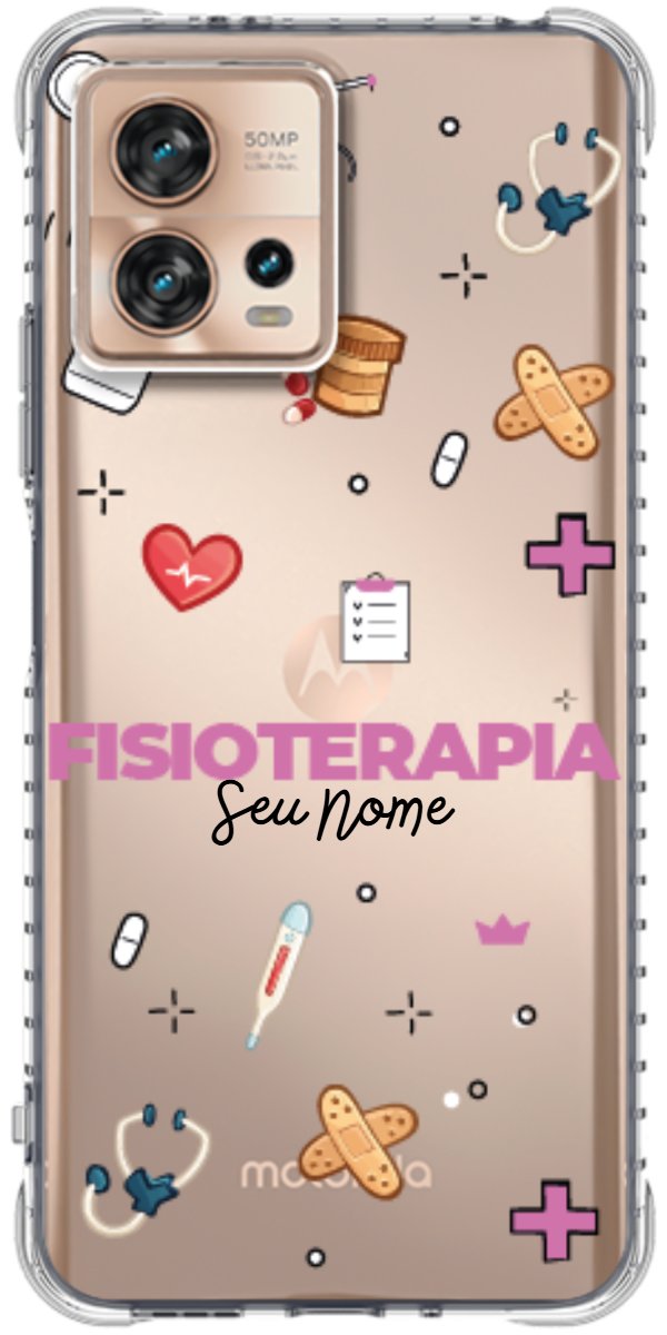 Capinha para celular Fisioterapia - Profissão Com Nome
