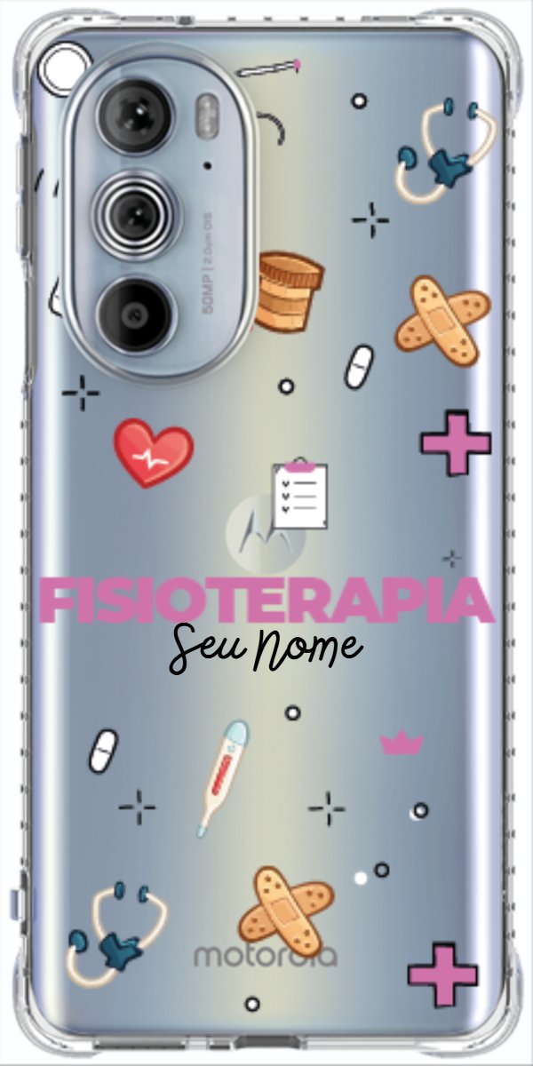 Capinha para celular Fisioterapia - Profissão Com Nome