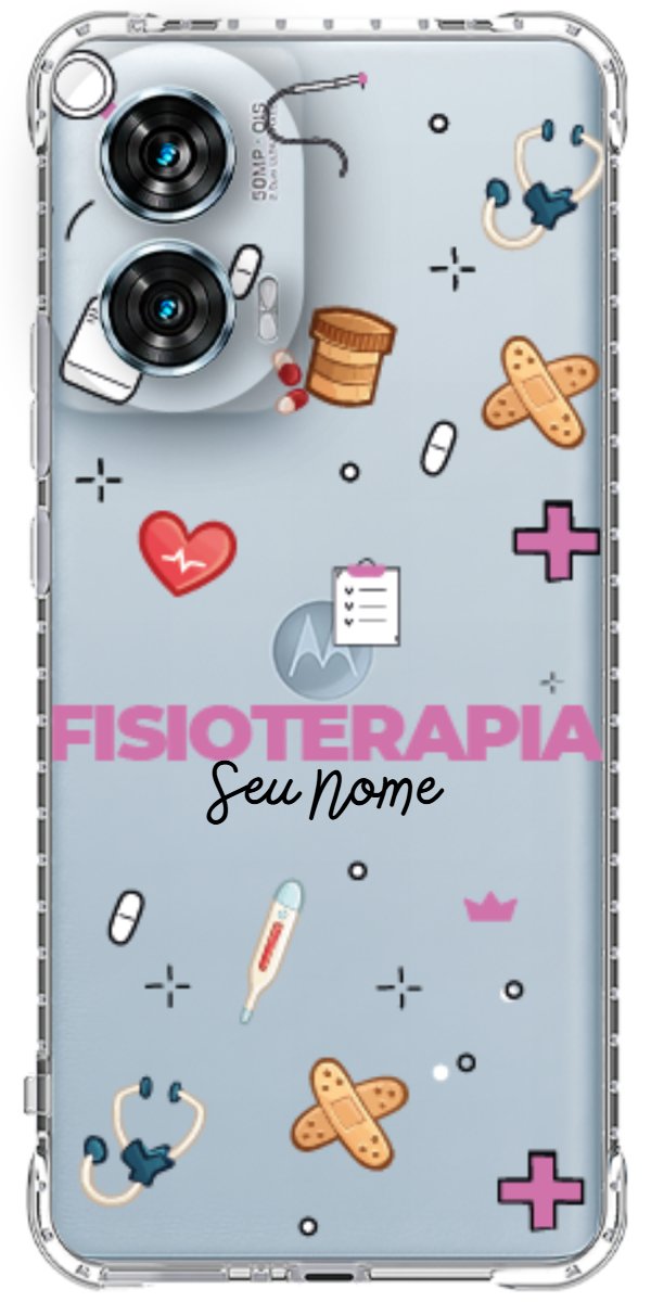 Capinha para celular Fisioterapia - Profissão Com Nome