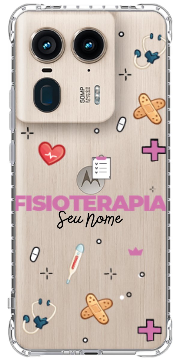 Capinha para celular Fisioterapia - Profissão Com Nome