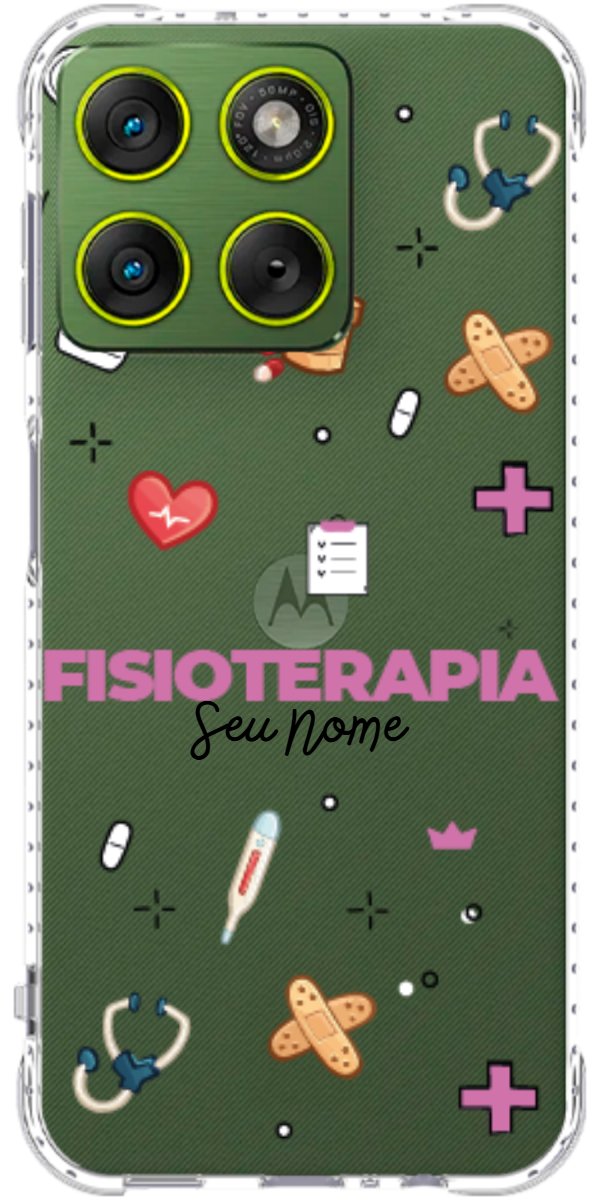 Capinha para celular Fisioterapia - Profissão Com Nome