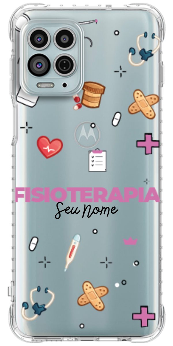 Capinha para celular Fisioterapia - Profissão Com Nome