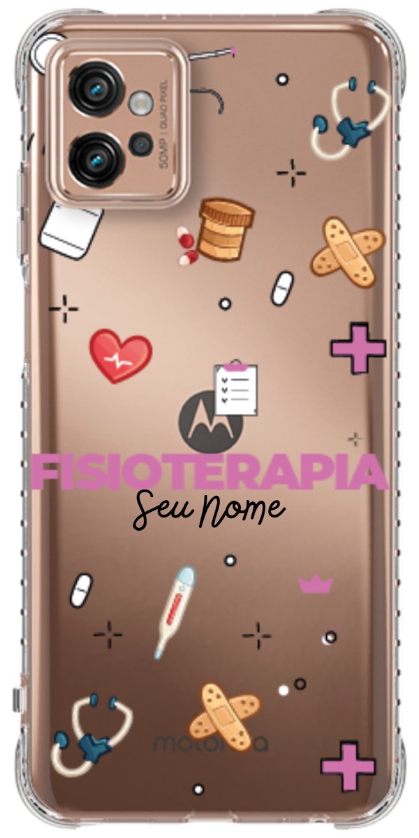 Capinha para celular Fisioterapia - Profissão Com Nome