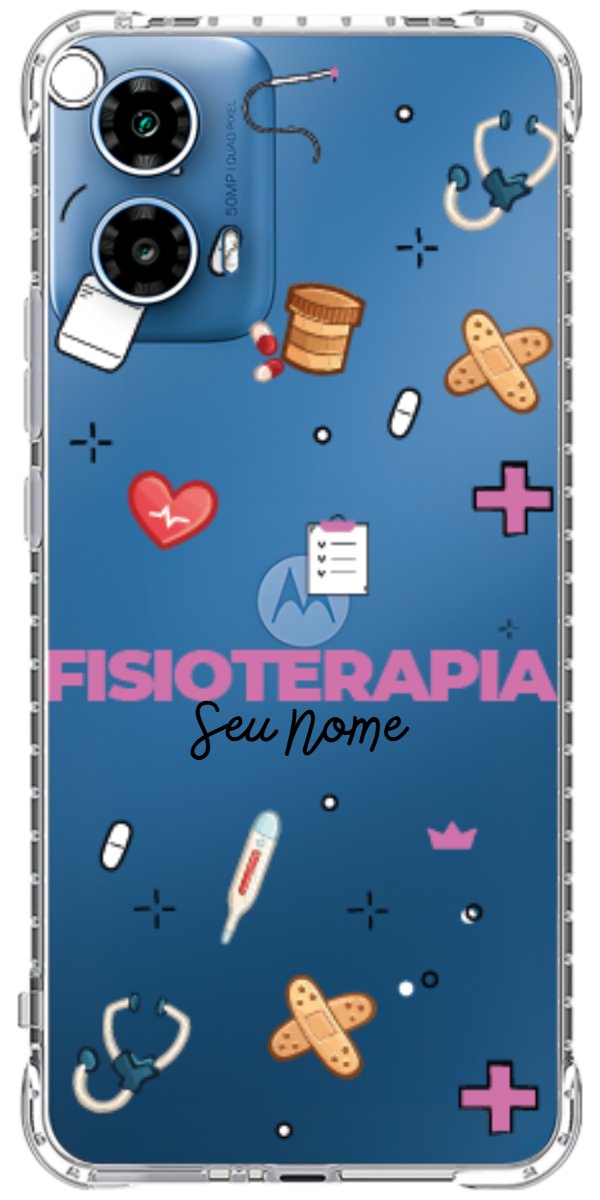 Capinha para celular Fisioterapia - Profissão Com Nome
