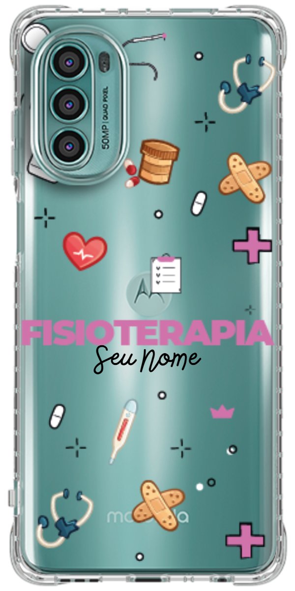 Capinha para celular Fisioterapia - Profissão Com Nome