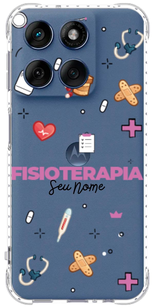 Capinha para celular Fisioterapia - Profissão Com Nome