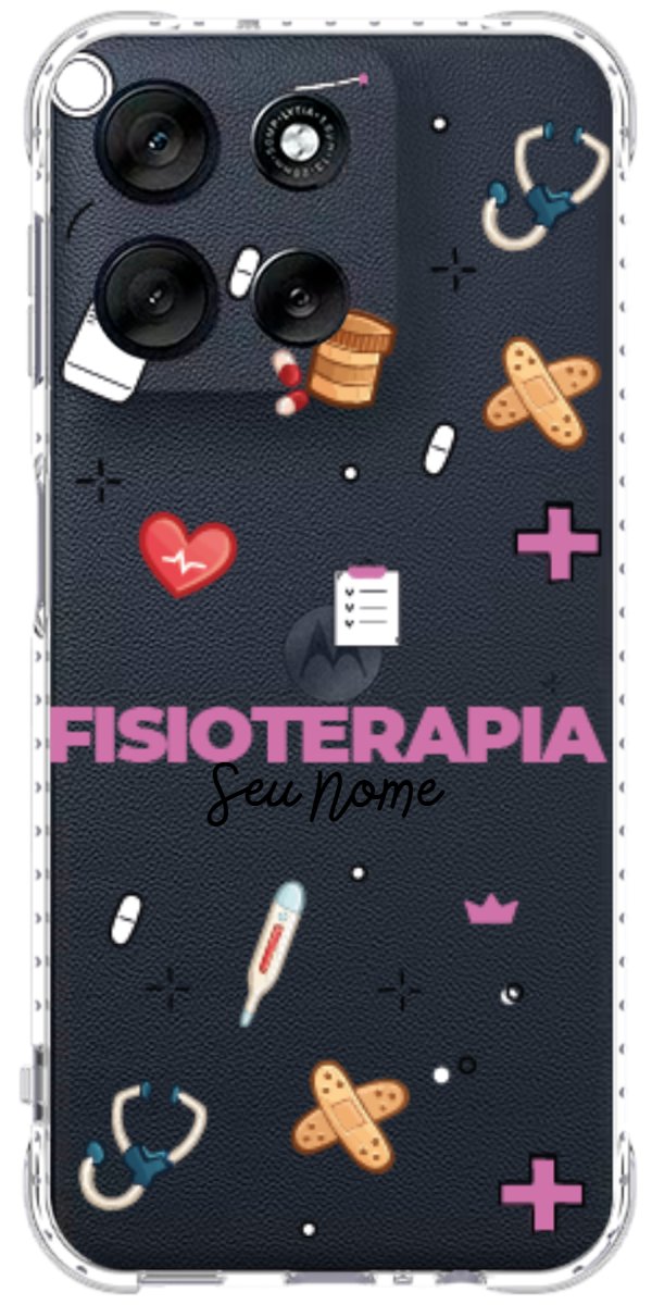 Capinha para celular Fisioterapia - Profissão Com Nome