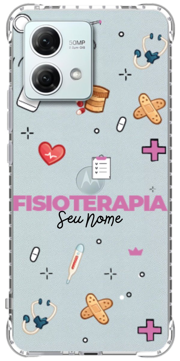 Capinha para celular Fisioterapia - Profissão Com Nome