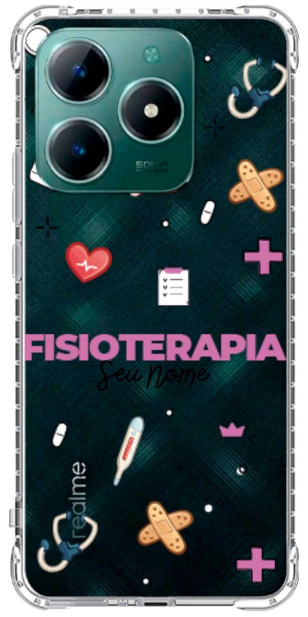 Capinha para celular Fisioterapia - Profissão Com Nome