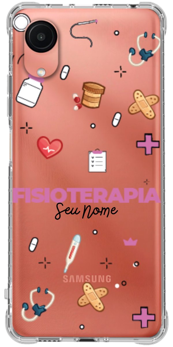 Capinha para celular Fisioterapia - Profissão Com Nome