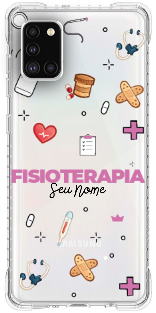 Capinha para celular Fisioterapia - Profissão Com Nome