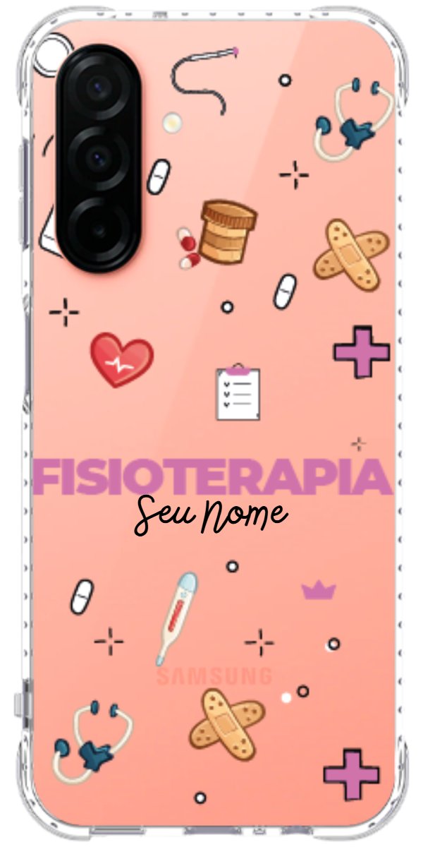 Capinha para celular Fisioterapia - Profissão Com Nome
