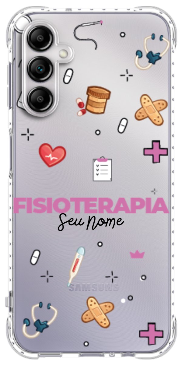 Capinha para celular Fisioterapia - Profissão Com Nome