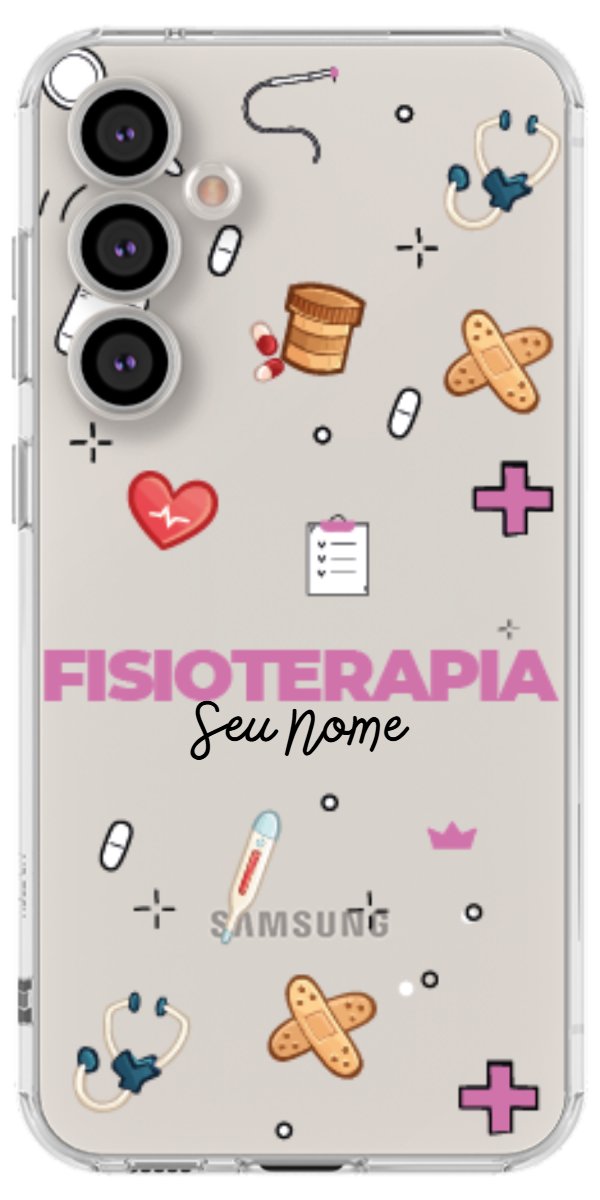 Capinha para celular Fisioterapia - Profissão Com Nome