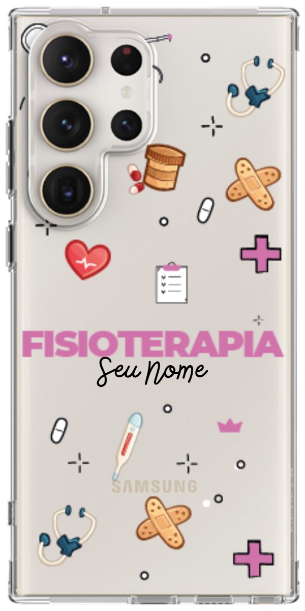 Capinha para celular Fisioterapia - Profissão Com Nome