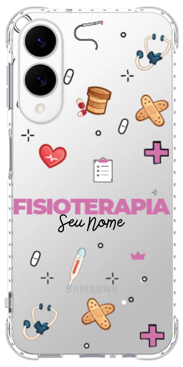 Capinha para celular Fisioterapia - Profissão Com Nome