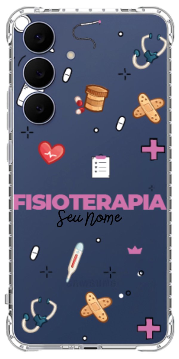 Capinha para celular Fisioterapia - Profissão Com Nome