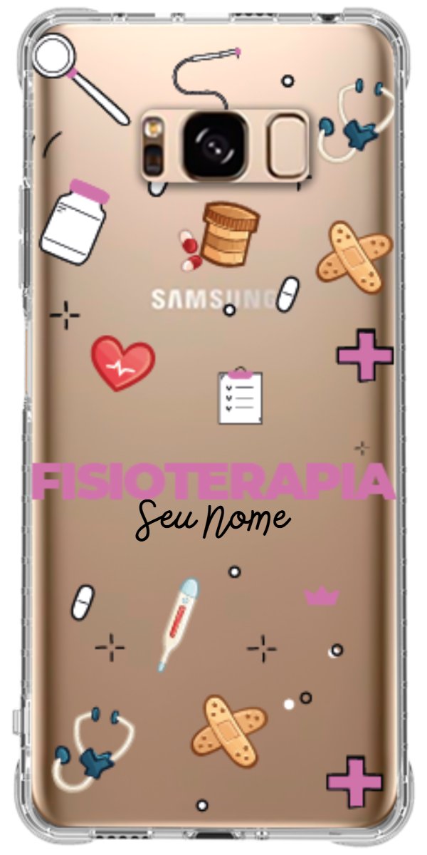 Capinha para celular Fisioterapia - Profissão Com Nome