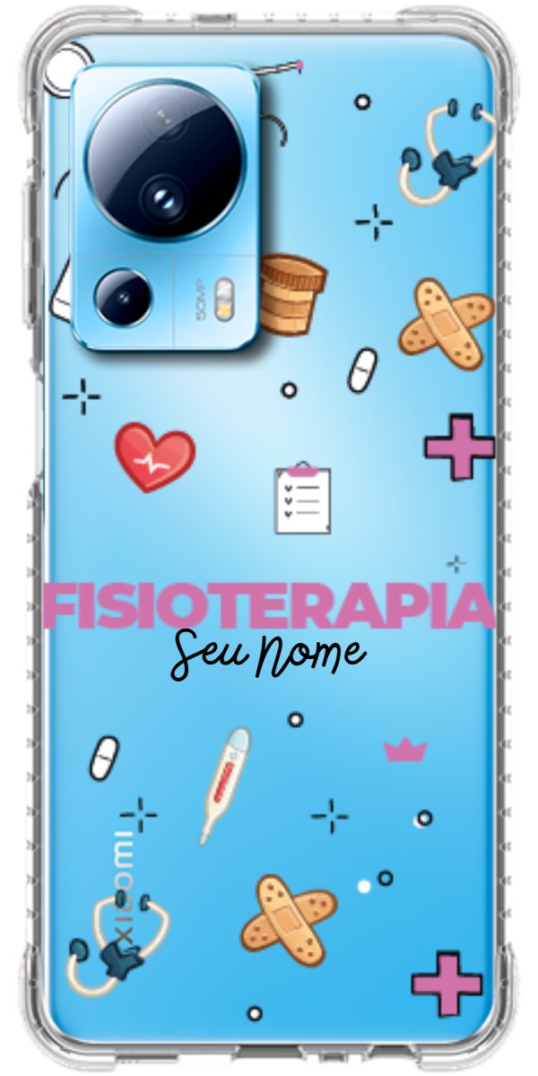 Capinha para celular Fisioterapia - Profissão Com Nome