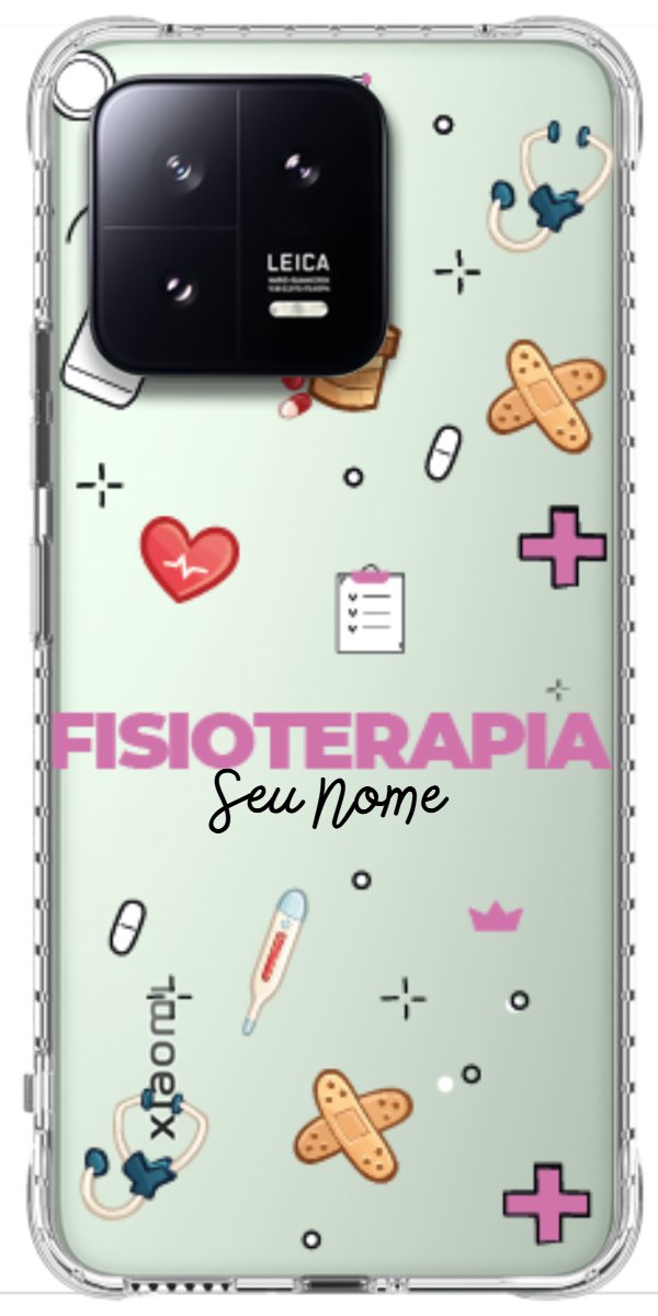 Capinha para celular Fisioterapia - Profissão Com Nome