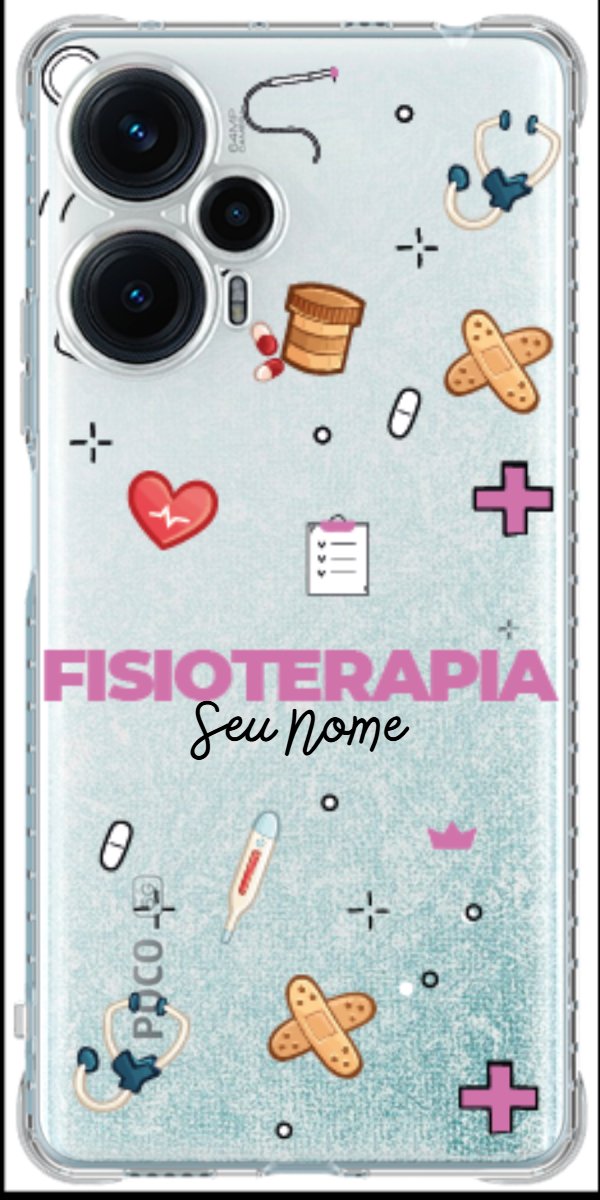 Capinha para celular Fisioterapia - Profissão Com Nome