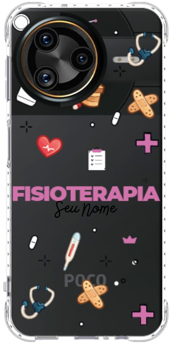 Capinha para celular Fisioterapia - Profissão Com Nome
