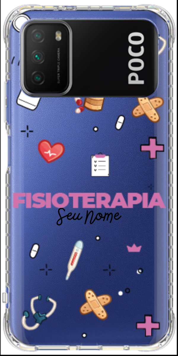 Capinha para celular Fisioterapia - Profissão Com Nome