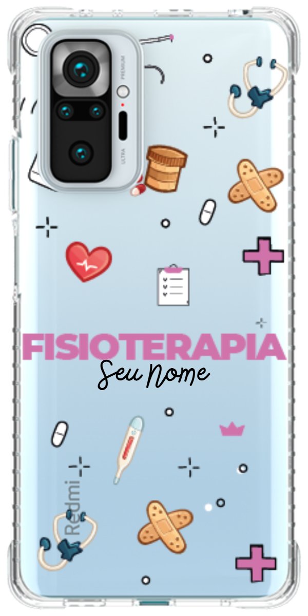 Capinha para celular Fisioterapia - Profissão Com Nome