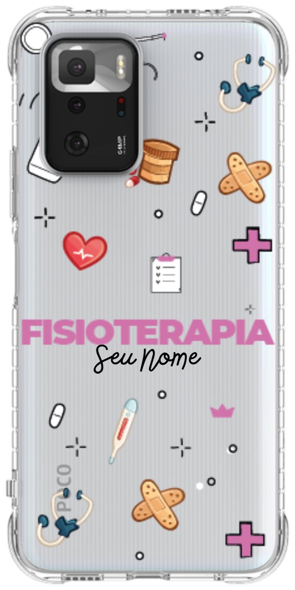 Capinha para celular Fisioterapia - Profissão Com Nome