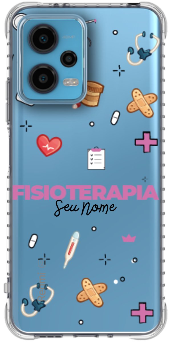 Capinha para celular Fisioterapia - Profissão Com Nome