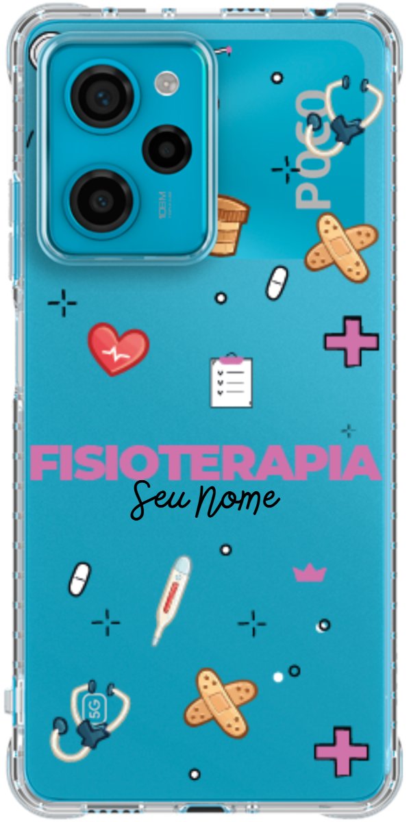 Capinha para celular Fisioterapia - Profissão Com Nome