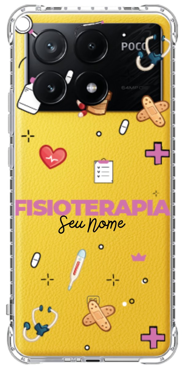 Capinha para celular Fisioterapia - Profissão Com Nome