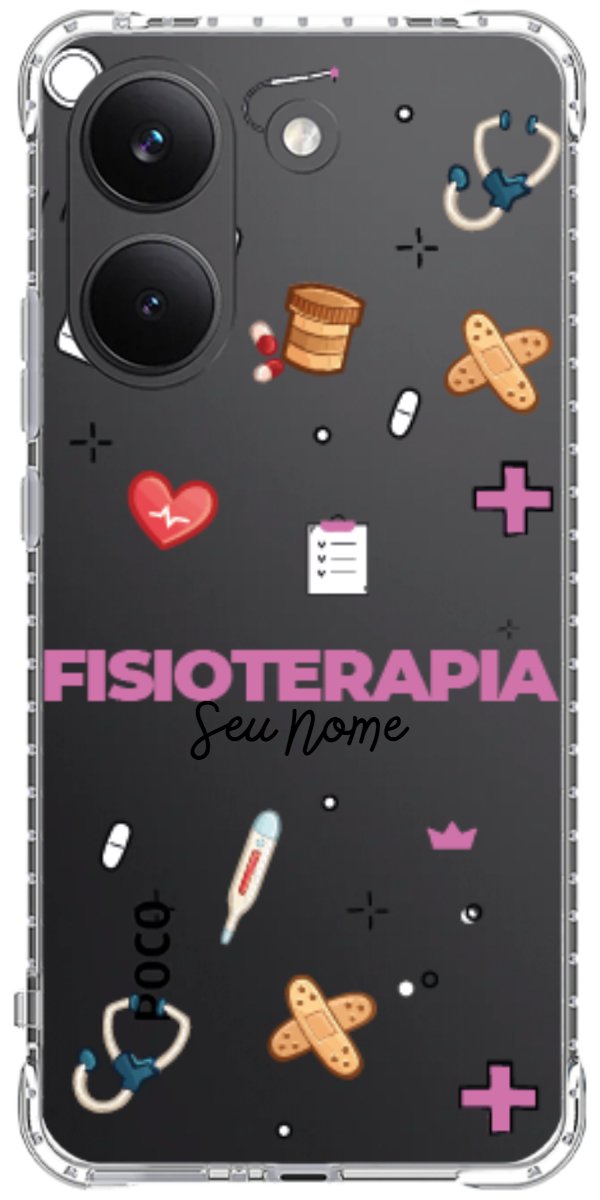 Capinha para celular Fisioterapia - Profissão Com Nome