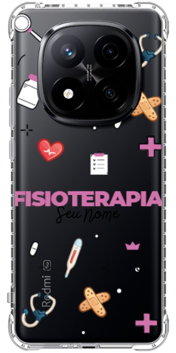 Capinha para celular Fisioterapia - Profissão Com Nome