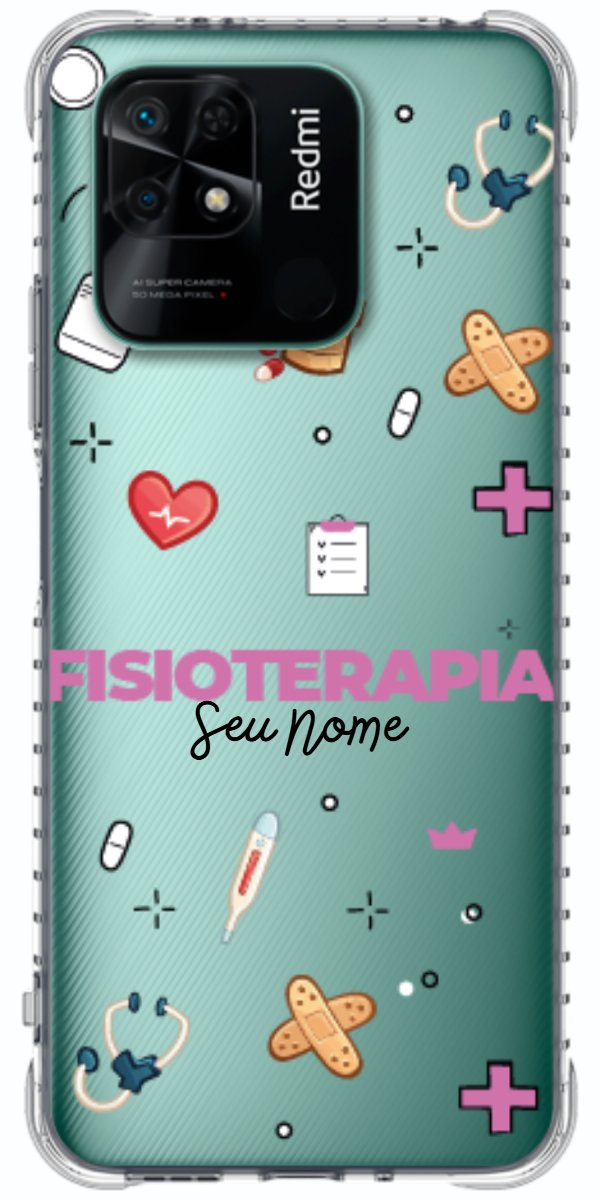 Capinha para celular Fisioterapia - Profissão Com Nome
