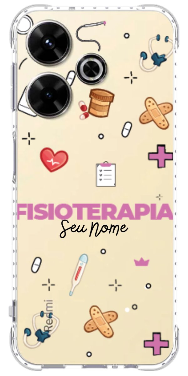 Capinha para celular Fisioterapia - Profissão Com Nome