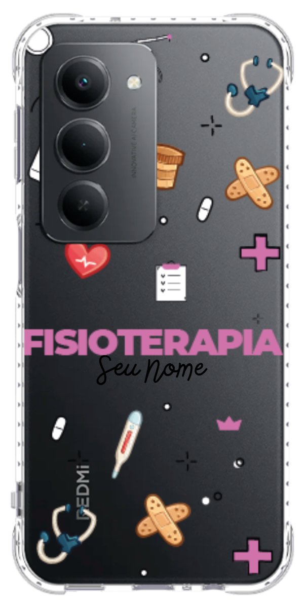 Capinha para celular Fisioterapia - Profissão Com Nome