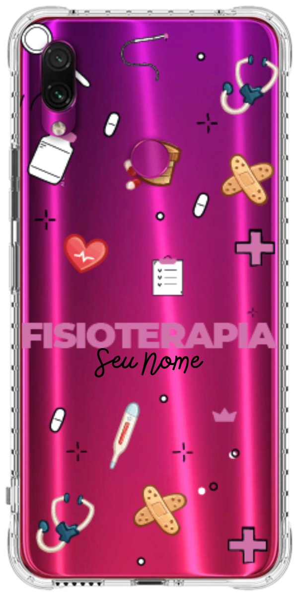 Capinha para celular Fisioterapia - Profissão Com Nome