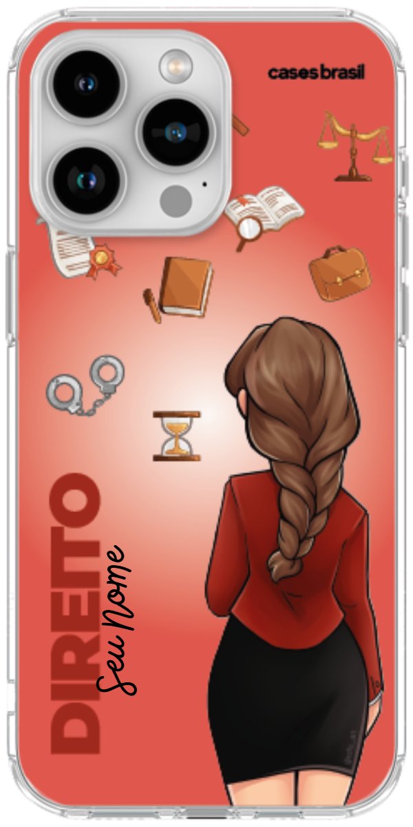 Capinha para celular Direito - Boneca Profissão Com Fundo