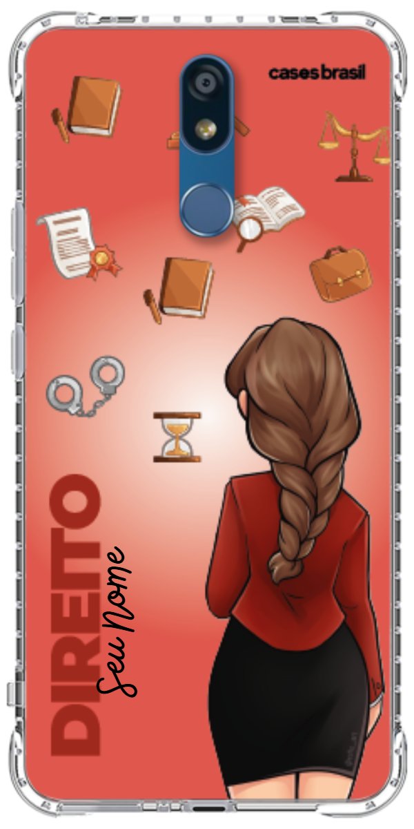 Capinha para celular Direito - Boneca Profissão Com Fundo