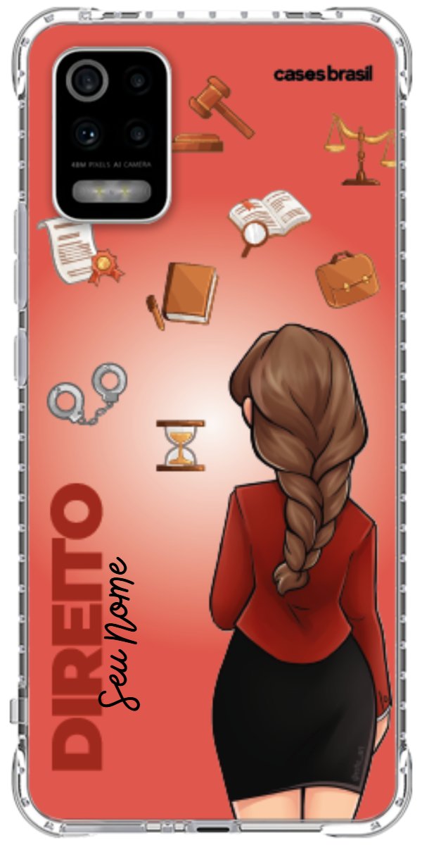 Capinha para celular Direito - Boneca Profissão Com Fundo