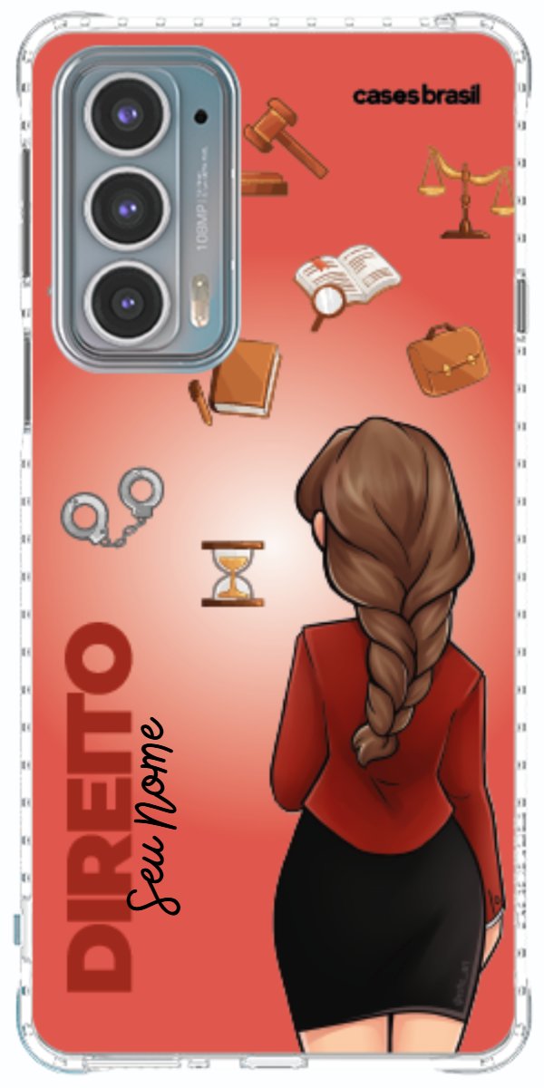 Capinha para celular Direito - Boneca Profissão Com Fundo