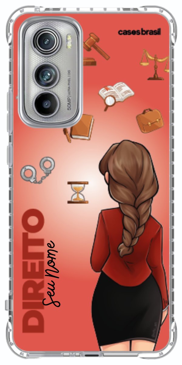 Capinha para celular Direito - Boneca Profissão Com Fundo
