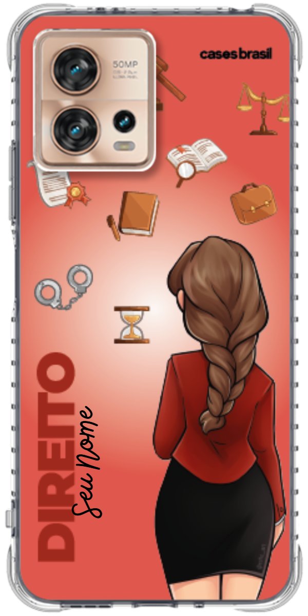Capinha para celular Direito - Boneca Profissão Com Fundo