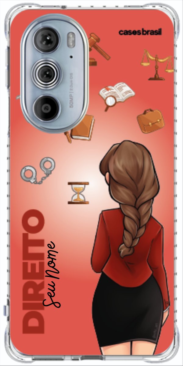 Capinha para celular Direito - Boneca Profissão Com Fundo