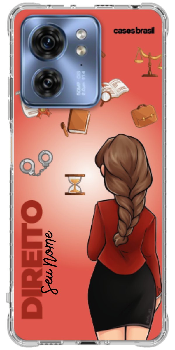 Capinha para celular Direito - Boneca Profissão Com Fundo