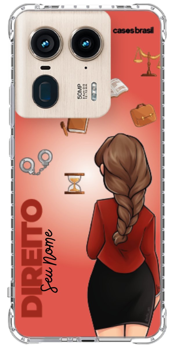 Capinha para celular Direito - Boneca Profissão Com Fundo