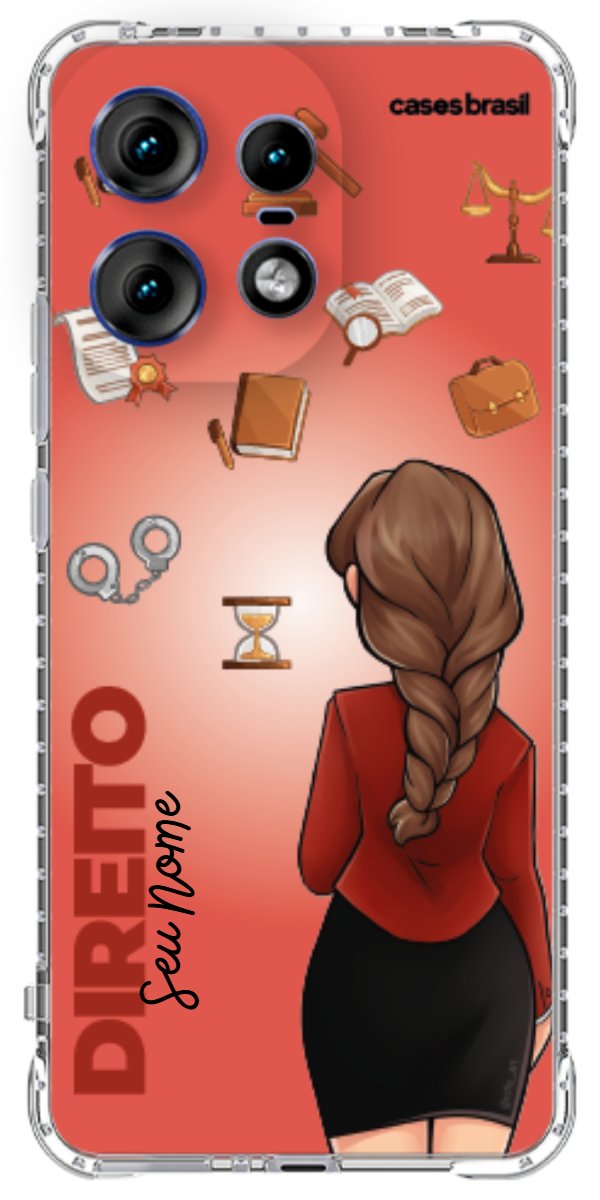 Capinha para celular Direito - Boneca Profissão Com Fundo