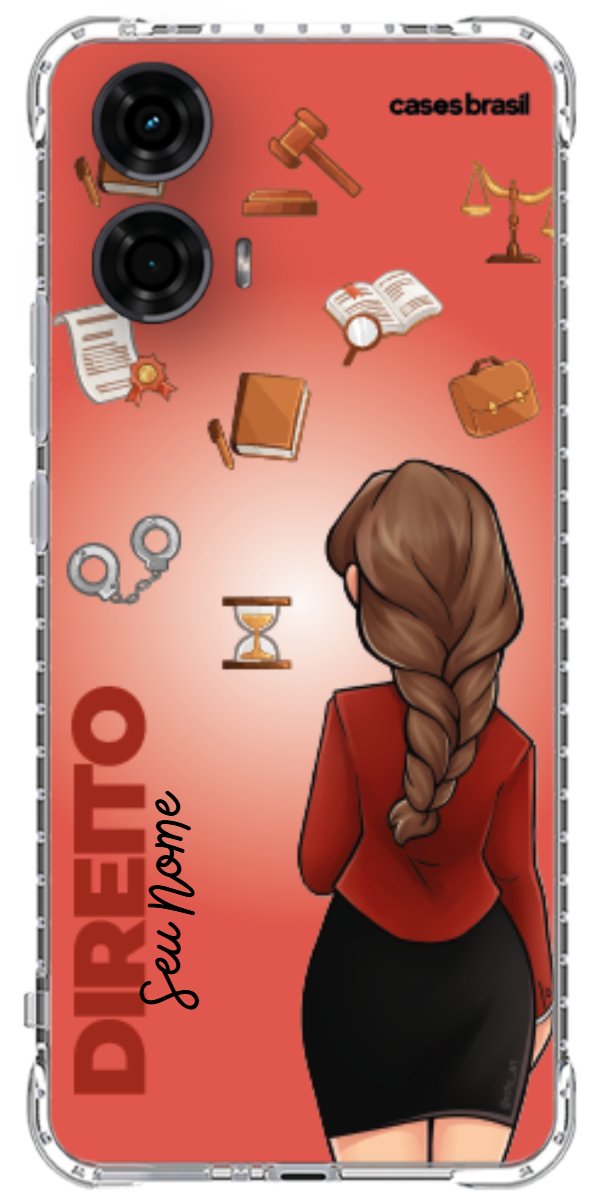 Capinha para celular Direito - Boneca Profissão Com Fundo